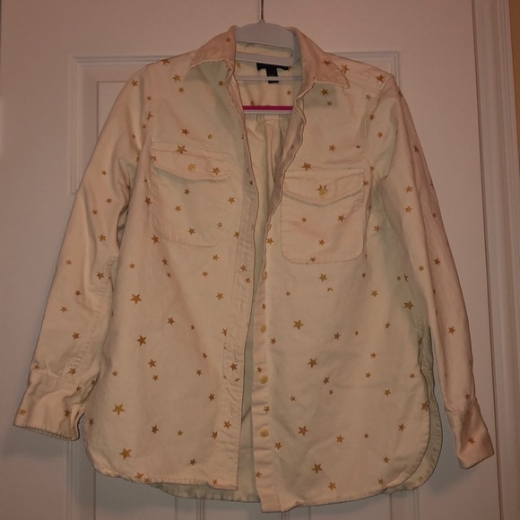 J. Crew Star Button Up Shirt - Picture 2 of 6